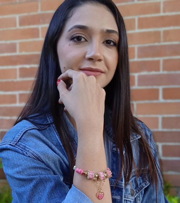 Bracelet Pink Flowers