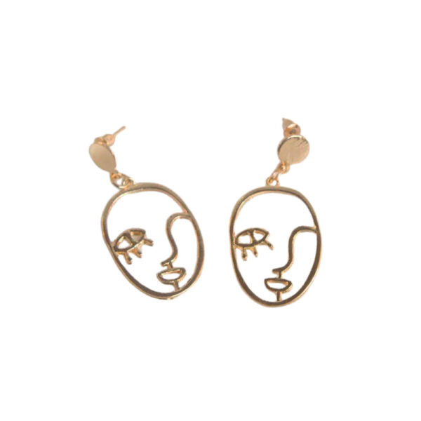 Face earrings