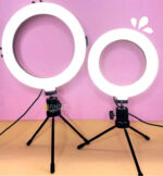 LED ring light 6" with tripod stand