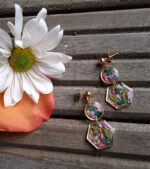 Resin Earrings Wild Flowers