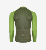 Women´s long sleeve cycling jersey km100 confort green